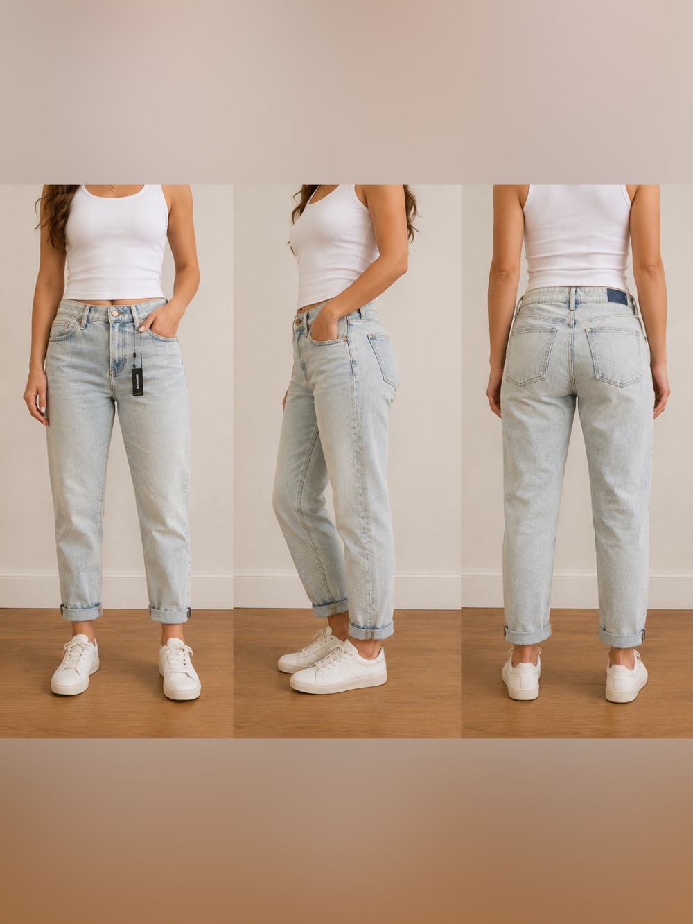Express Boyfriend Mid Rise NWT